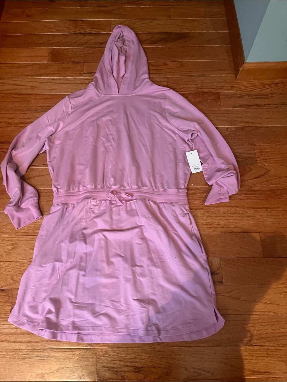 Tek Gear Light Pink Hooded light fabric  Dress